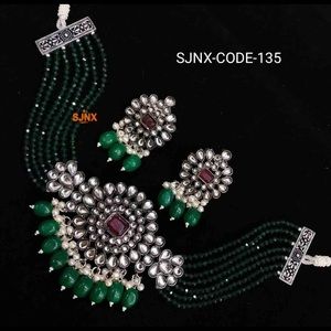 Indian Chocker Bead Necklace - Bollywood